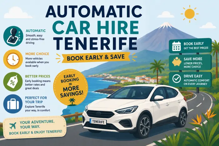 Automatic Car Hire Tenerife – Book Early & Save
