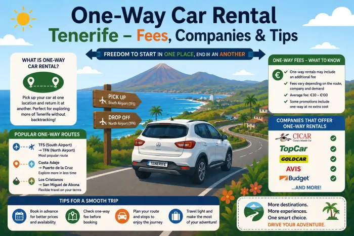 One-Way Car Rental Tenerife
