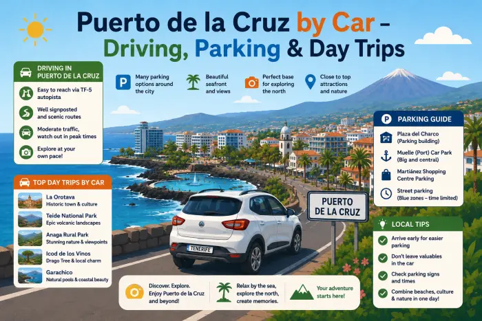 Puerto de la Cruz by Car