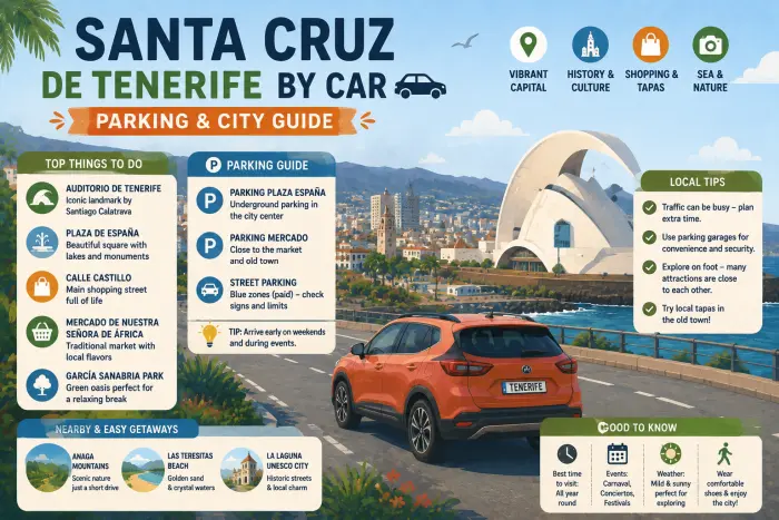 Santa Cruz de Tenerife by Car
