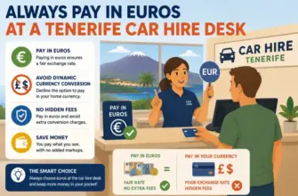 Always Pay in Euros at a Tenerife Car Hire Desk