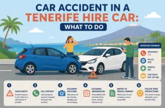 Car Accident in a Tenerife Hire Car