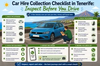 Car Hire Collection Checklist in Tenerife