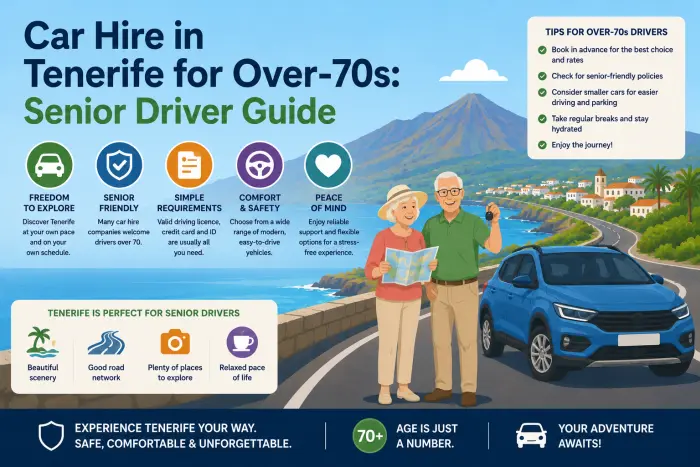 Car Hire in Tenerife for Over-70s