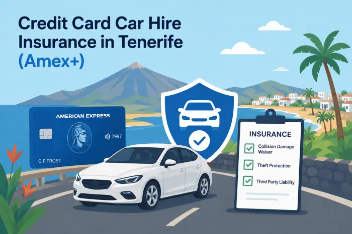 Credit Card Car Hire Insurance in Tenerife