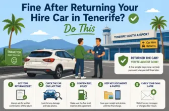 Fine After Returning Your Hire Car in Tenerife? Do This
