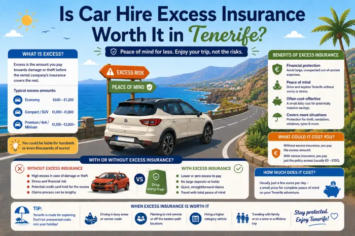 Is Car Hire Excess Insurance Worth It in Tenerife?