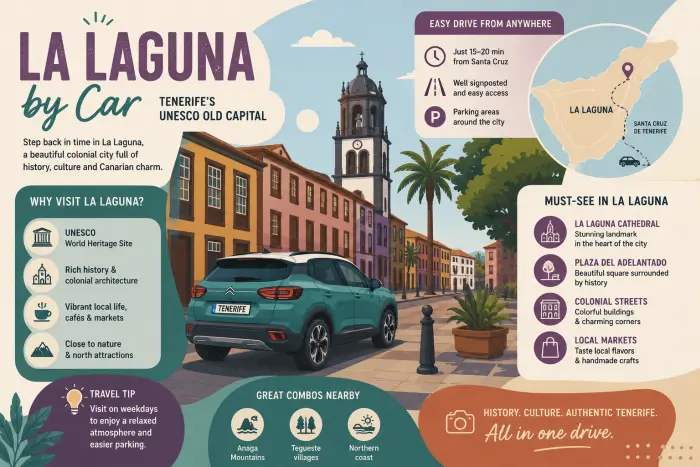 La Laguna by Car
