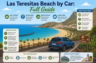 Las Teresitas Beach by Car