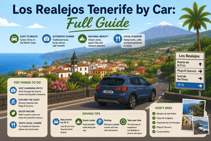 Los Realejos Tenerife by Car