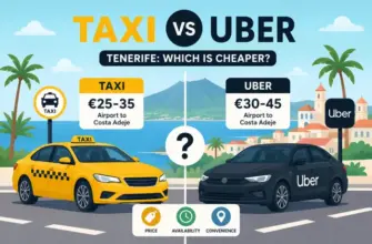 Taxi vs Uber Tenerife