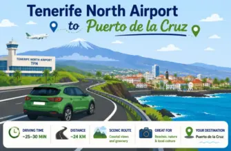 Tenerife North Airport to Puerto de la Cruz