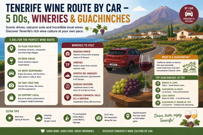 Tenerife Wine Route by Car