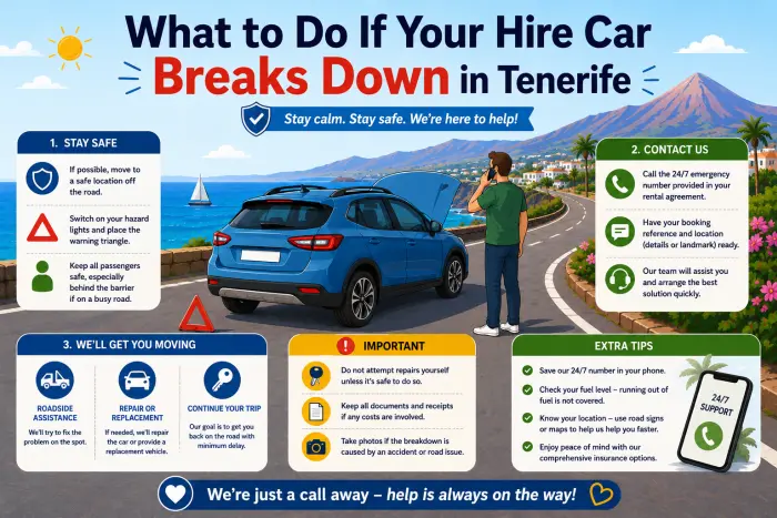What to Do If Your Hire Car Breaks Down in Tenerife