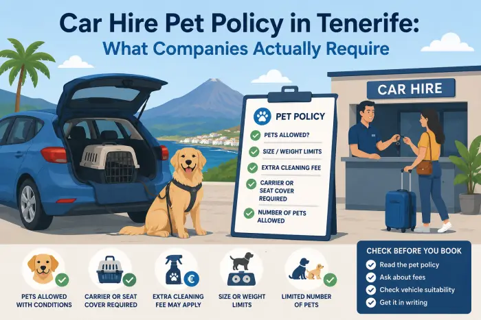 Car Hire Pet Policy in Tenerife