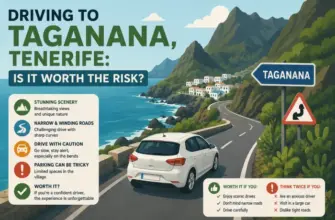 Driving to Taganana, Tenerife