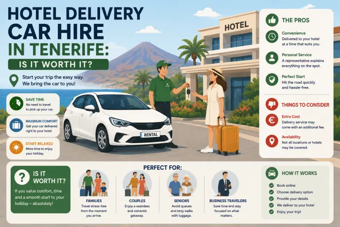 Hotel Delivery Car Hire in Tenerife
