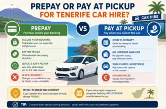 Prepay or Pay at Pickup for Tenerife Car Hire