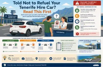 Tenerife Car Hire Fuel Policy Warning