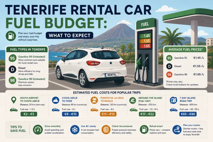 Tenerife Rental Car Fuel Budget