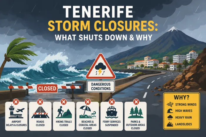 Tenerife Storm Closures