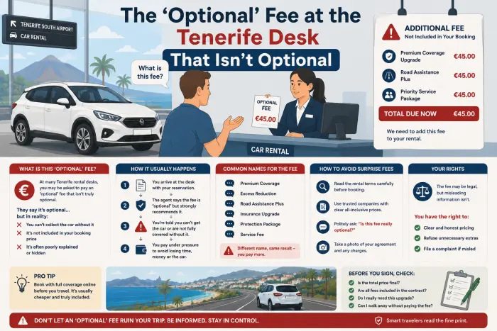 The 'Optional' Fee at the Tenerife Desk That Isn't Optional