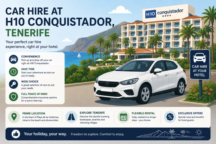 Car Hire at H10 Conquistador