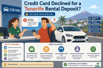 Credit Card Declined for a Tenerife Rental Deposit