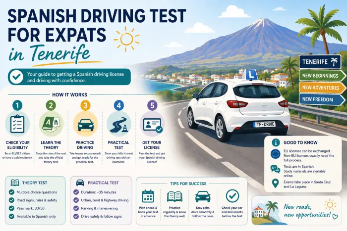Spanish Driving Test for Expats in Tenerife