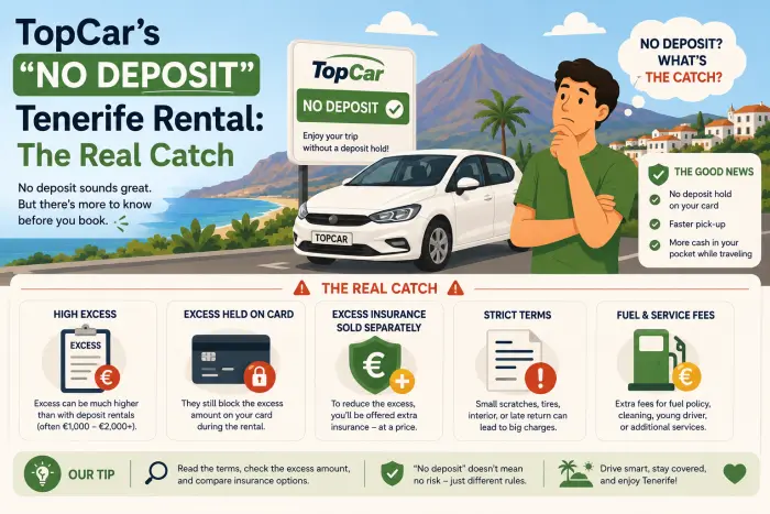TopCar's No Deposit Tenerife Rental