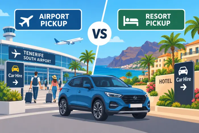 Car Hire in Tenerife: Airport vs Resort Pickup