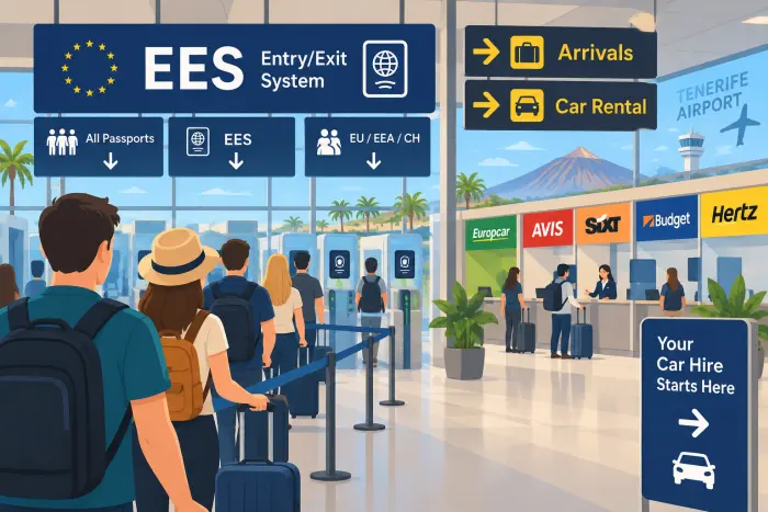 EES Queues at Tenerife Airport