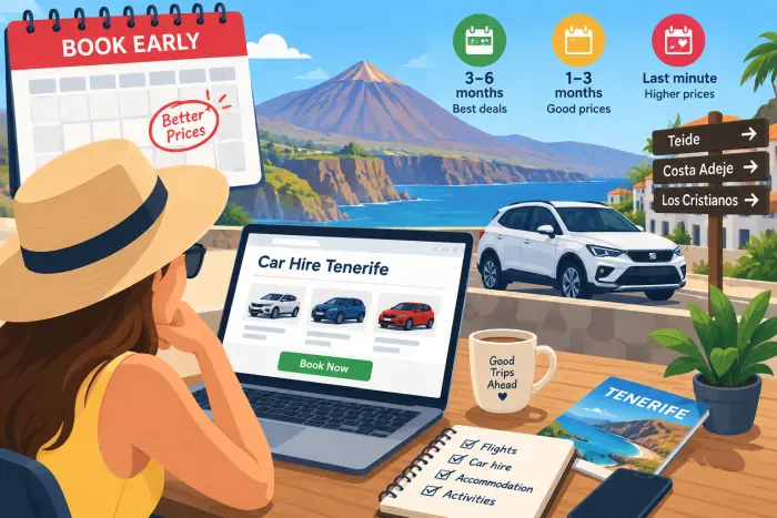 How Far in Advance to Book Car Hire in Tenerife
