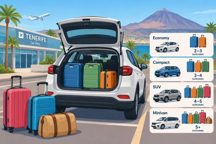 How Many Suitcases Fit in a Tenerife Rental Car