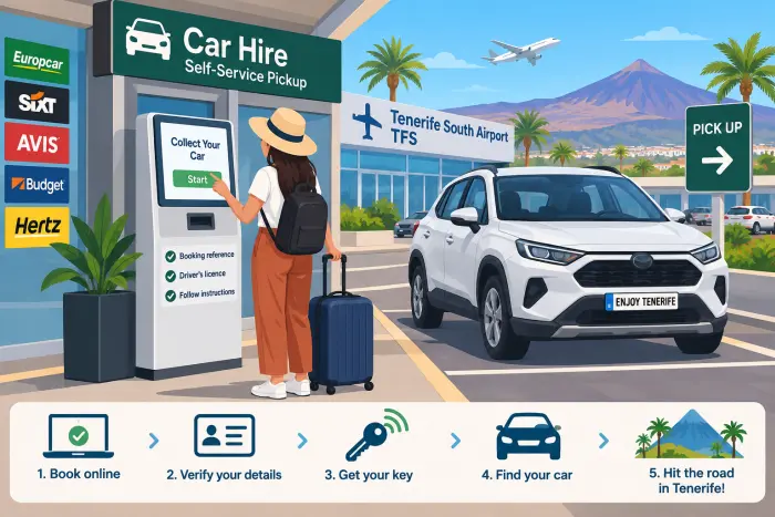 Self-Service Car Hire Pickup in Tenerife Explained