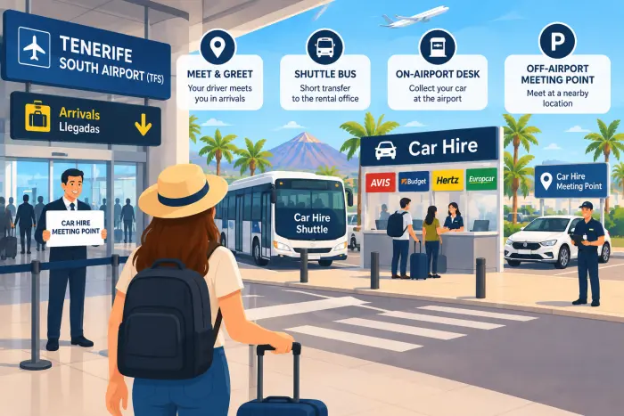 Tenerife Car Hire Meeting Points, Explained